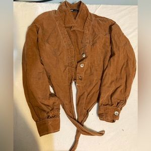 Buttoned Corduroy Sweater <3